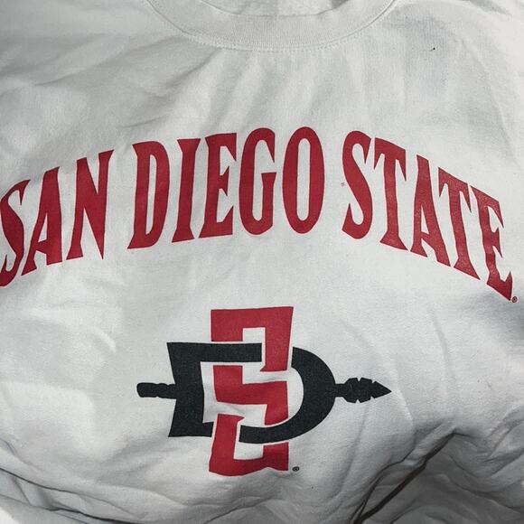 SAN DIEGO STATE screenprint crewneck XL - Picture 2 of 4